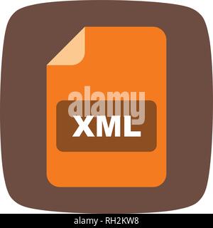 XML Vector Icon Sign Icon Vector Illustration For Personal And Commercial Use... Clean Look Trendy Icon... Stock Vector