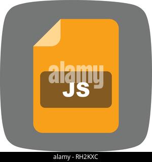 JS Vector Icon Sign Icon Vector Illustration For Personal And Commercial Use... Clean Look Trendy Icon... Stock Vector
