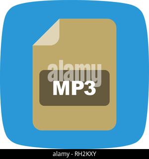 MP3 Vector Icon Sign Icon Vector Illustration For Personal And Commercial Use... Clean Look Trendy Icon... Stock Vector