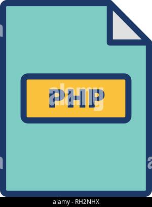 PHP Vector Icon Sign Icon Vector Illustration For Personal And Commercial Use... Clean Look Trendy Icon... Stock Vector