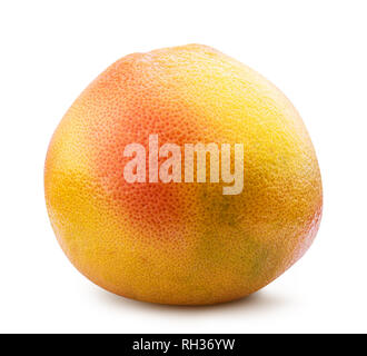 Fresh grapefruit isolated on white background. Clipping path Stock Photo