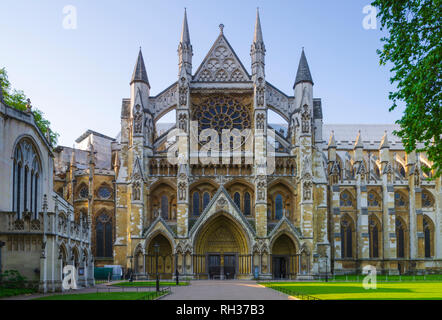 UK, England, London, Westminster Abbey, Great North Door Stock Photo