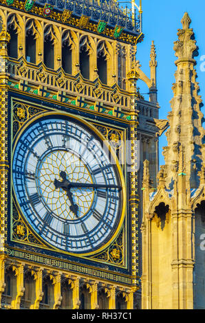 UK, England, London, Westminster, Palace of Westminster, Houses of Parliament, Big Ben Stock Photo