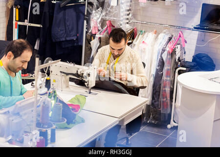 Tailors in studio Stock Photo