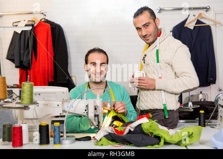 Tailors in studio Stock Photo