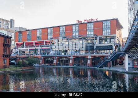 Restaurants and bars at the Mailbox in Birmingham Stock Photo