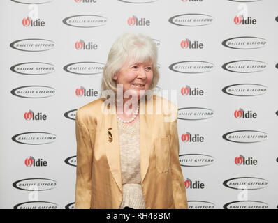 Jilly CooperOldie of the Year Awards 2019 Oldie of the Year Lionel d’Or Oldie of the Year Award,  Lionel Blair, 90. Amanda Barrie and the Carry On Tea Stock Photo