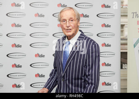 Nicholas Parsons at the Oldie of the Year Awards 2019 Oldie of the Year Lionel d’Or Oldie of the Year Award,  Lionel Blair, 90. Amanda Barrie and the  Stock Photo