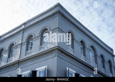 1800's historic homes us, LaLaurie Mansion, home of Madame LaLaurie, Royal Street, New Orleans French Quarter, Louisiana, USA Stock Photo
