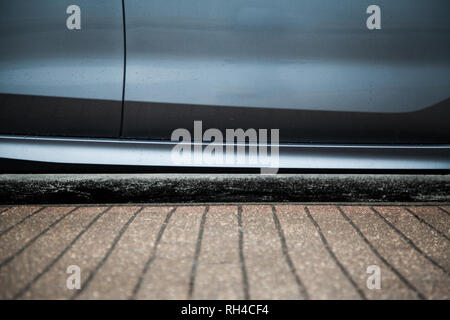 Car abstract from side Stock Photo