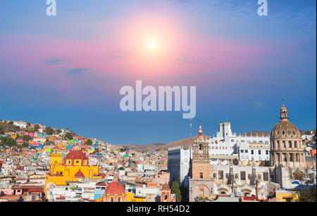 Guanajuato, Mexico, scenic old town streets Stock Photo