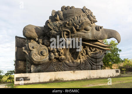 Large-scaled monument of Garuda statue in GWK cultural park. a mystical bird at the Garuda Wisnu Kencana at Uluwatu, Bali Island, Indonesia. Bali is a Stock Photo