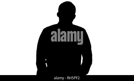 Man walking and whistling Stock Photo - Alamy