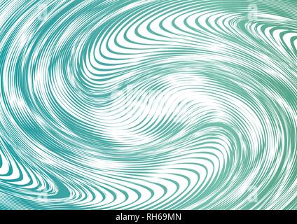 Turquoise vector abstract geometric gradient background with crossing white lines. Stock Vector