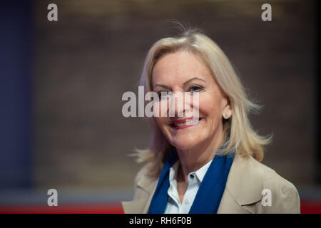 Stuttgart, Germany. 01st Feb, 2019. Gaby Hauptmann, author and journalist, recorded after the Südwestrundfunk (SWR) annual press conference. At the Pk, innovations and focal points for the coming year were presented. Credit: Marijan Murat/dpa/Alamy Live News Stock Photo