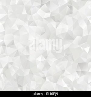 White Polygon Art Background geometric pattern, triangle polygon design, vector background, Low poly illustrated white background Business Design Stock Vector