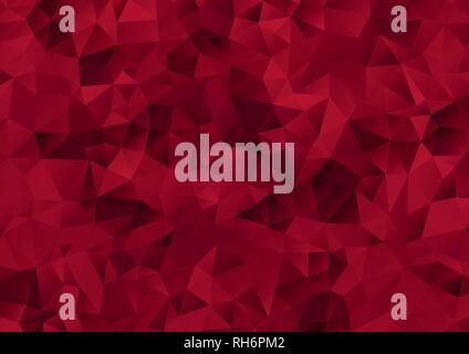 Vector - Abstract pink, red geometric gradient background, vector from polygons, triangle, vector illustration, vector pattern, triangular template Stock Vector