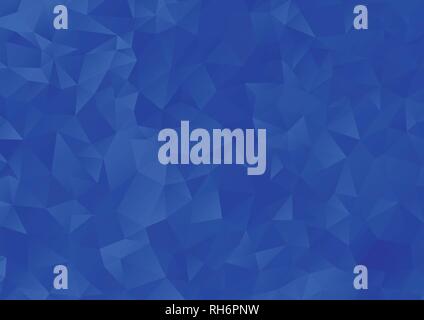 Vector - Abstract blue geometric gradient background, vector from polygons, triangle, vector illustration, vector pattern, triangular template Stock Vector