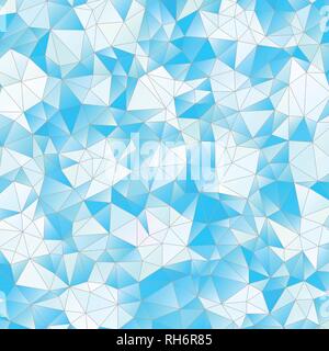 Vector - Abstract blue geometric  gradient background, vector from polygons, triangle, vector illustration, vector pattern, triangular template Stock Vector
