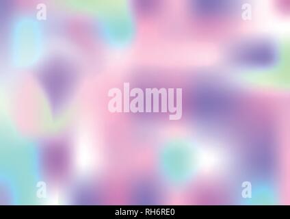 Fairy abstract pastel soft colorful smooth blurred textured digital background. Stock Vector