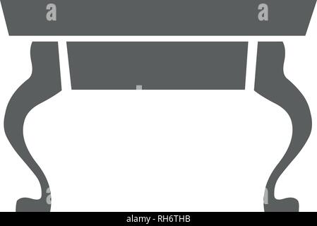 Chair icon. One of set web icons. Vector illustration isolated on white. Stock Vector
