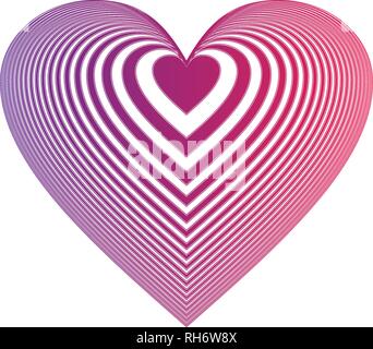 Red vector heart icon ideal for valentines day and wedding isolated on ...