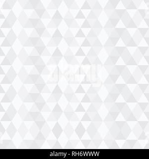 Abstract retro pattern of geometric shapes. Seamless gray mosaic backdrop. Geometric hipster triangular background, vector illustration. Stock Vector