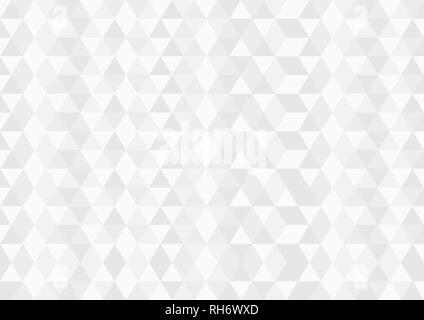 Abstract retro pattern of geometric shapes. Seamless gray mosaic backdrop. Geometric hipster triangular background, vector illustration. Stock Vector