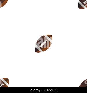 Seamless vector pattern with spaced out football balls. Stock Vector