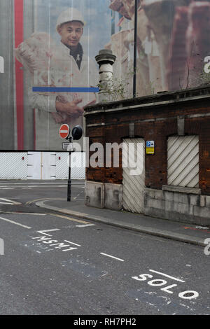 A landscape of old Smithfield Market in the City of London, on 27th January 2019, in London, England. Stock Photo