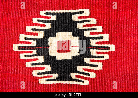 Serbian native carpet ornament Stock Photo
