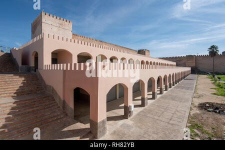 The building of City government of Meknes. Meknes is a city listed as a UNESCO world heritage site. Morocco Stock Photo