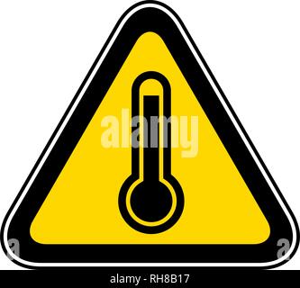 Triangular Warning Hazard Symbol Stock Vector