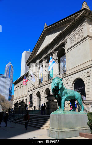 Chicago Bears Football Lion at Art Institute / Michigan Avenue 