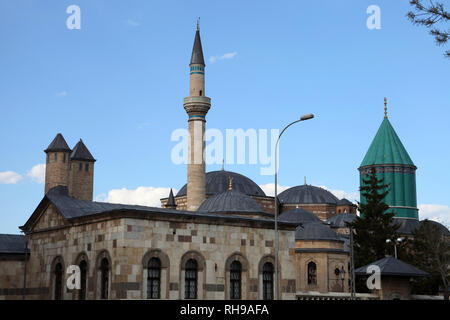 Mevlana Mosque in Konya City Stock Photo