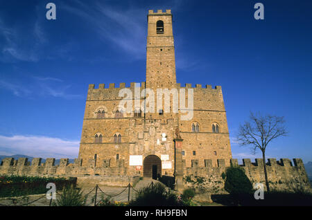 the castle of poppi arezzo province toscana tuscany italy Stock