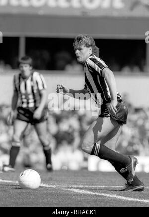 PAUL GASCOIGNE, NEWCASTLE UNITED FC, , 1985 Stock Photo