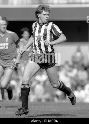 PAUL GASCOIGNE, NEWCASTLE UNITED FC, , 1985 Stock Photo