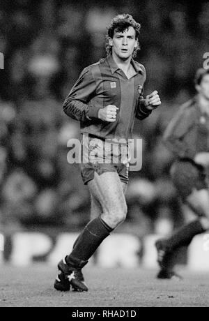 MARK HUGHES, BARCELONA FC, , 1986 Stock Photo