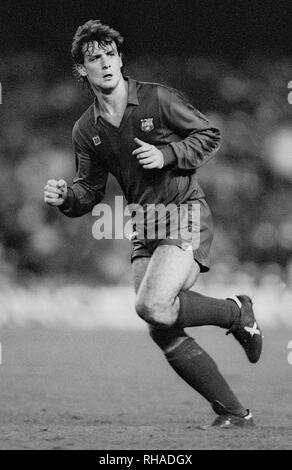 MARK HUGHES, BARCELONA FC, , 1986 Stock Photo