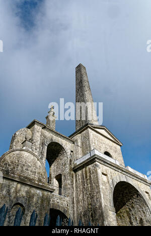 Conolly's Folly,The Obelisk,originally The Conolly Folly,is an obelisk structure and National Monument located near Maynooth,County Kildare,Ireland. Stock Photo