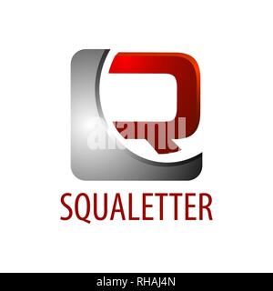 Square initial letter R logo concept design. 3D three dimensional style. Symbol graphic template element vector Stock Vector
