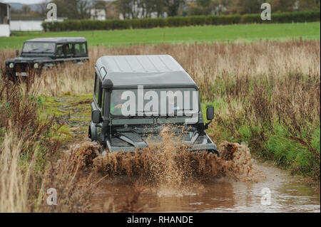 Deep Water off Road Driving Stock Photo
