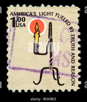 Postage stamp from United States of America (USA) in the Americana Issue Stock Photo