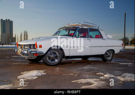 1970 NADA spec Rover 3500S (P6) - American spec classic Rover V8 saloon Stock Photo