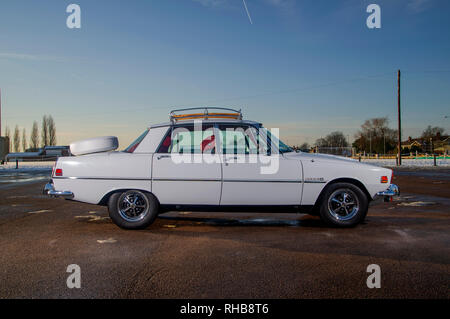 1970 NADA spec Rover 3500S (P6) - American spec classic Rover V8 saloon Stock Photo