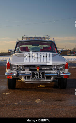 1970 NADA spec Rover 3500S (P6) - American spec classic Rover V8 saloon Stock Photo