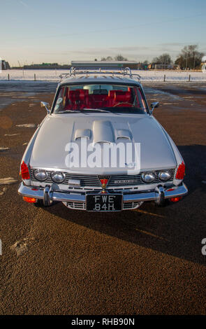 1970 NADA spec Rover 3500S (P6) - American spec classic Rover V8 saloon Stock Photo