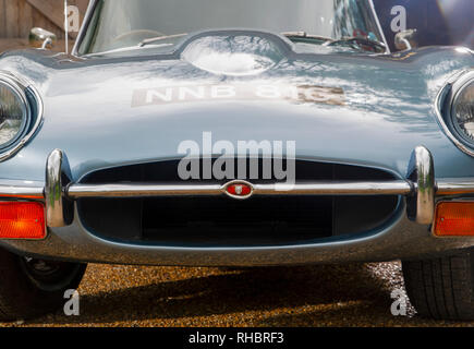 Series 2 Jaguar E Type 4.2 classic British sports car Stock Photo