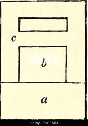 . The book of the garden. Gardening. of the ash-pit a a; fire-place bb; and boiler c c. This boiler presents a very considerable surface to the fire, the lower part being exposed on all sides excepting the end next the furnace door, and the upper part of it along its bottom and one end. The whole of the upper surface of the boiler, by being uncovered, excepting where the 4-inch side of the flue rests, is giving out its heat to the house. Cruikshanks' mode of heating by hot water.—Mr Cruikshanks has detailed his method at length, accompanied with the necessary illustrations, in &quot;The Hortic Stock Photo